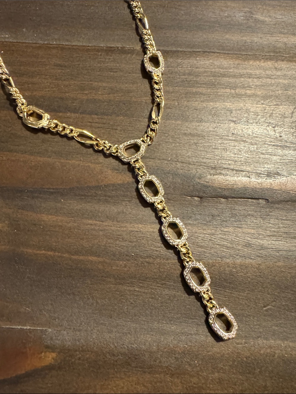 Kendra Scott Gold Link Y-Drop Lariat Necklace